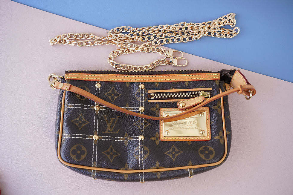 Miniaturbild: Preowned Authentic Louis Vuitton Pochette Accessoires Riveting
