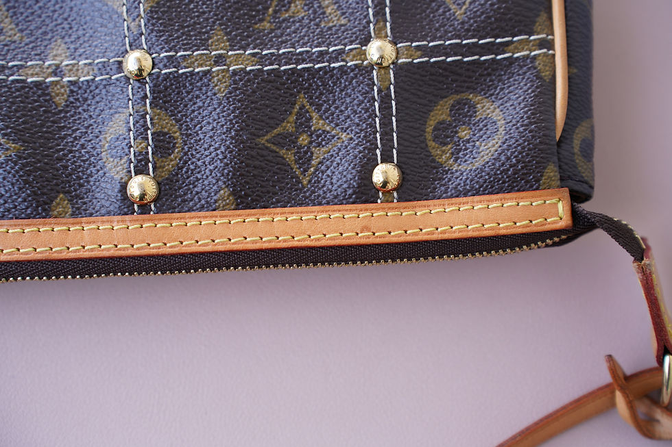 Miniaturbild: Preowned Authentic Louis Vuitton Pochette Accessoires Riveting