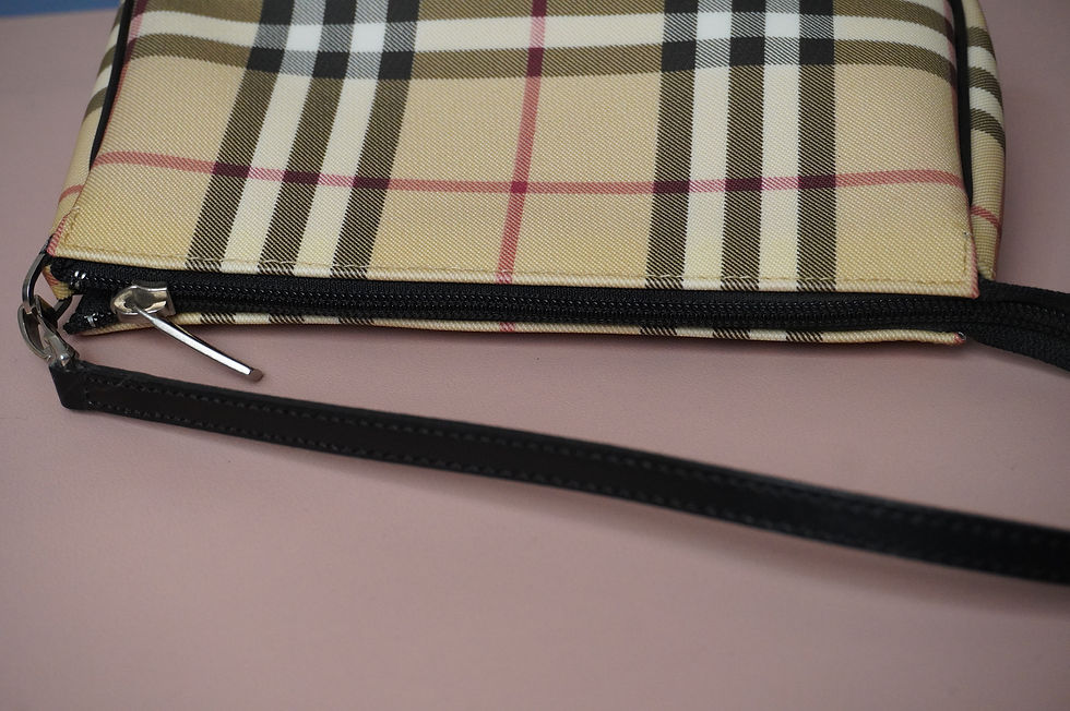 Thumbnail: Preowned Authentic Burberry House Check Pochette