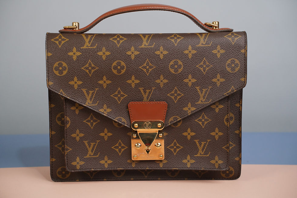 Preowned Authentic Louis Vuitton Monceau Bag