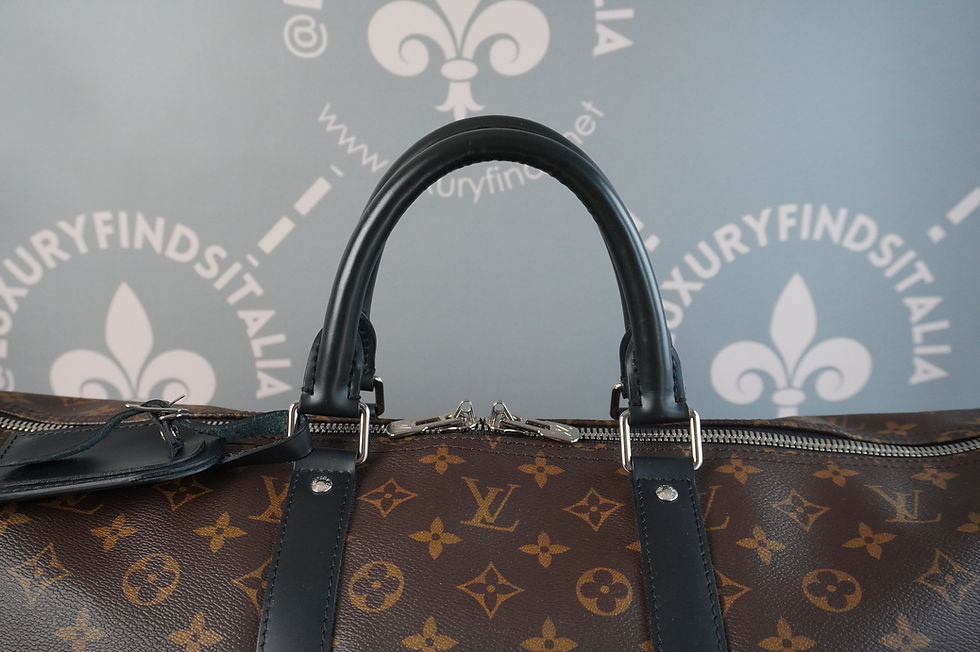 Miniatura: Preowned Authentic Louis Vuitton Keepall Macassar 55
