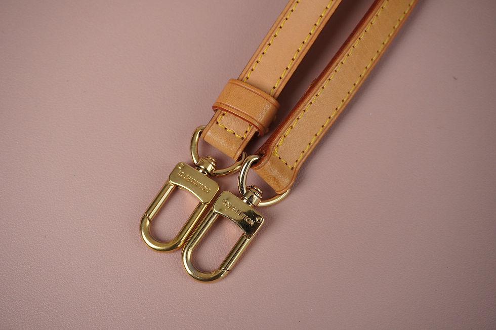Thumbnail: Preowned Authentic Louis Vuitton Adjustable Vacchetta Strap