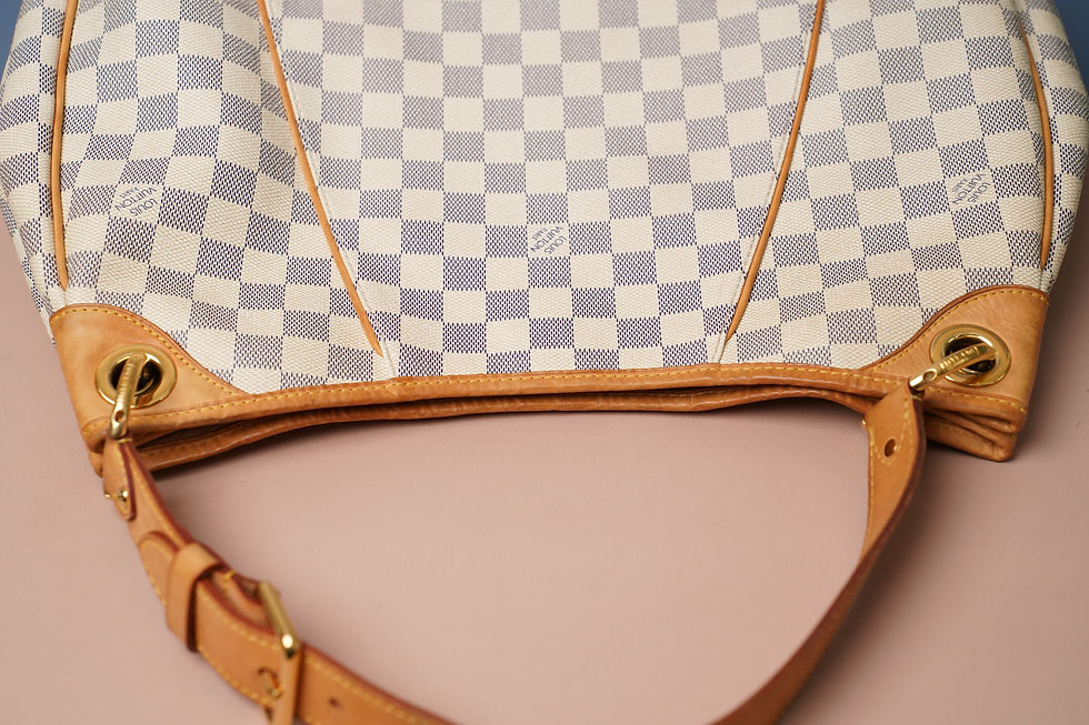 Miniaturbild: Preowned Authentic Louis Vuitton Galliera PM Damier Azur