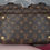 Miniatura: Preowned Authentic Louis Vuitton Manhattan NM Raisin