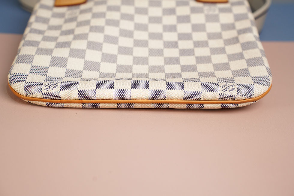 Thumbnail: Preowned Authentic Louis Vuitton Pochette Bosphore Damier Azur