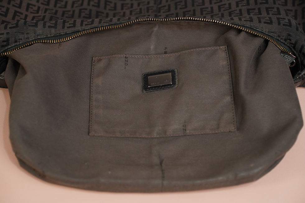 Miniature : Used Authentic Fendi Croissant Hobo Bag