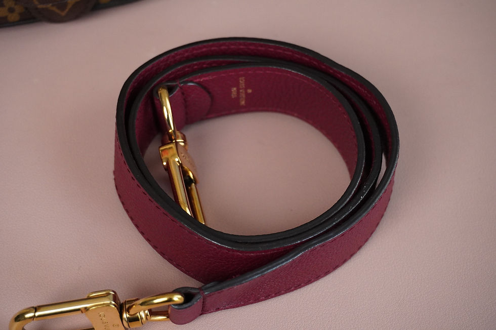 Miniatura: Preowned Authentic Louis Vuitton Manhattan NM Raisin