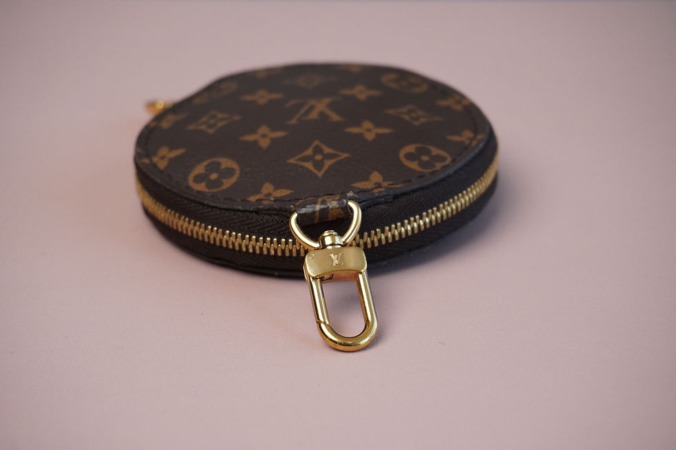 Thumbnail: Preowned Authentic Louis Vuitton Round Coin Purse