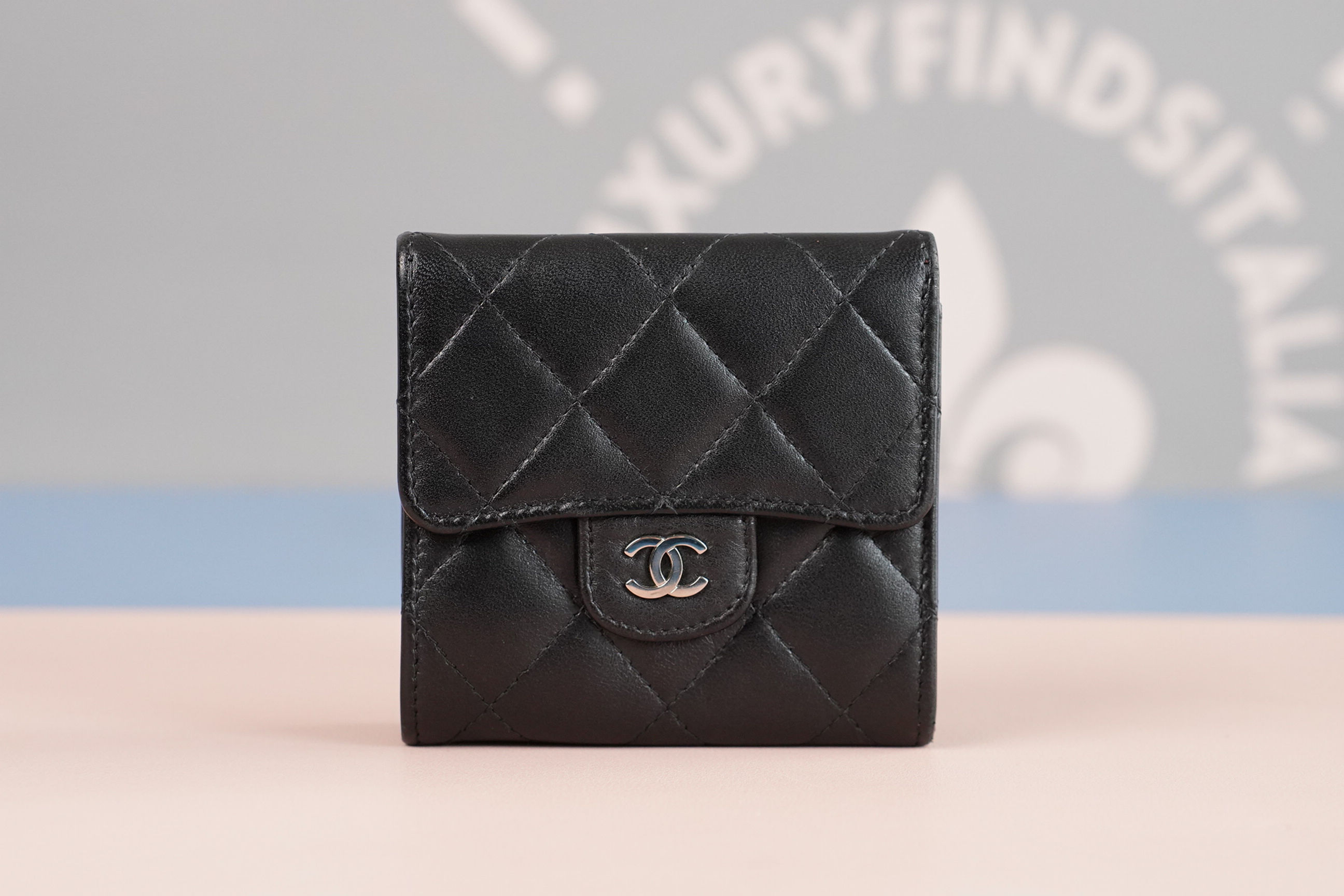 Preowned Authentic Chanel Compact Wallet