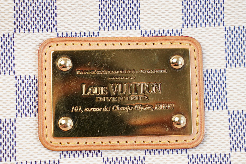 Miniaturbild: Preowned Authentic Louis Vuitton Pochette Eva Damier Azur