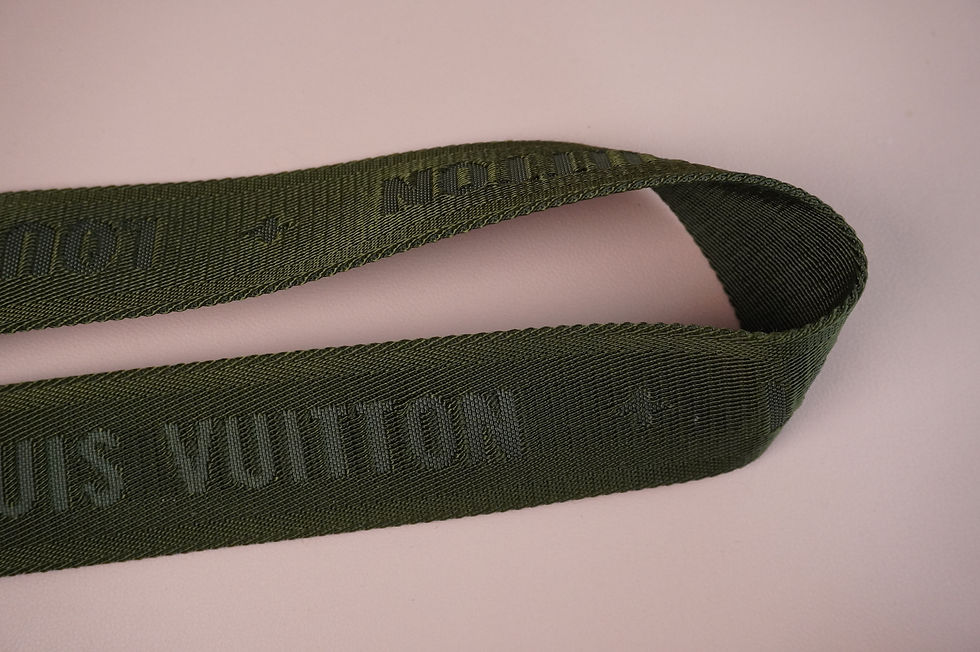 Thumbnail: Preowned Authentic Louis Vuitto Jacquard Bandoulière Strap