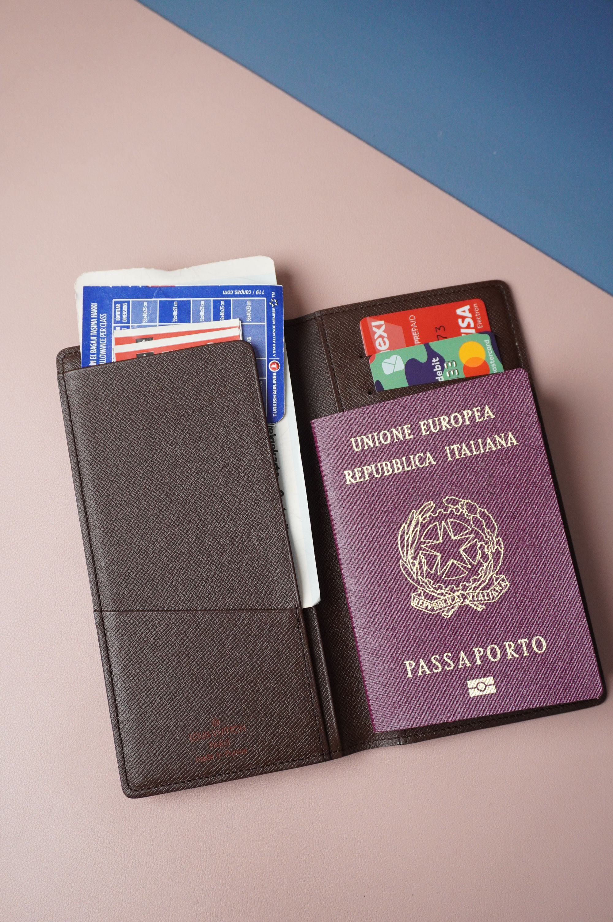 Preowned Authentic Louis Vuitton Porte Valeurs Check Book Wallet