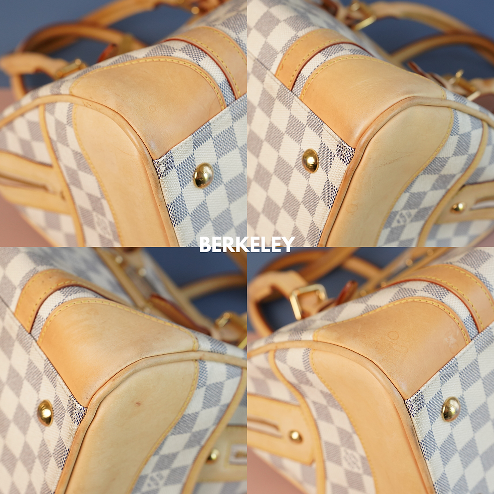 Miniaturbild: Preowned Authentic Louis Vuitton Damier Azur Berkeley