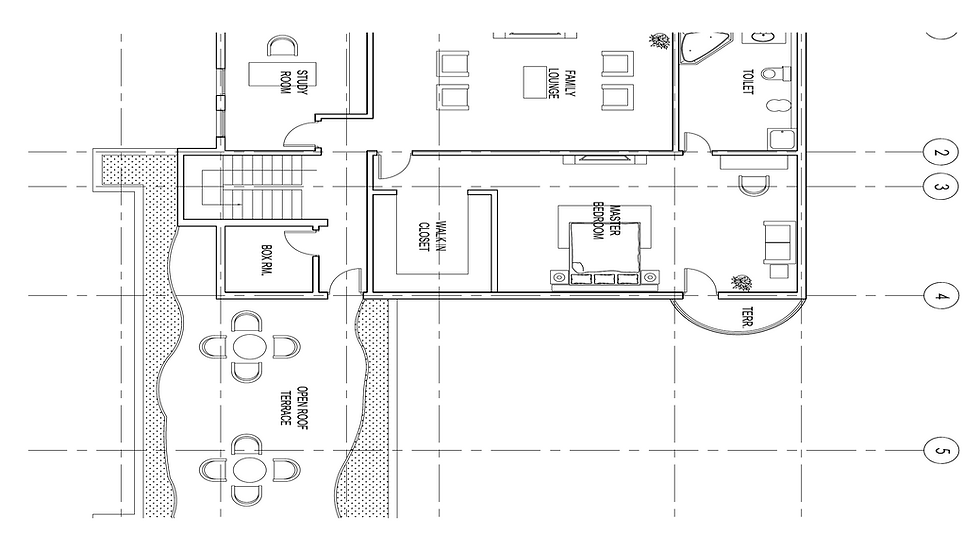 5 bed penthouse pent floor plan