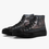 Thumbnail: High-Top Canvas Shoes - Black