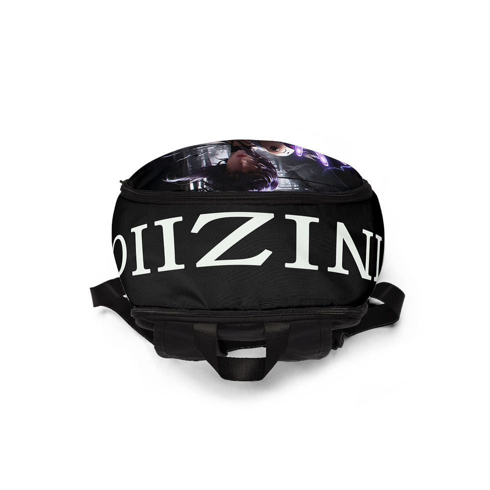 Thumbnail: Anime Ghost Hacker Backpack – Cyberpunk Motoko-Inspired School Bag