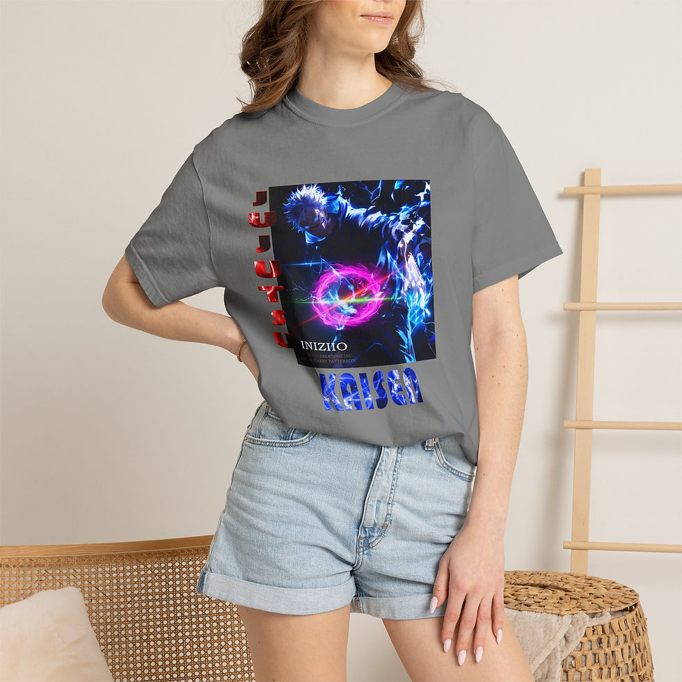 Thumbnail: INIZIIO Custom J K Anime Graphic T-Shirt