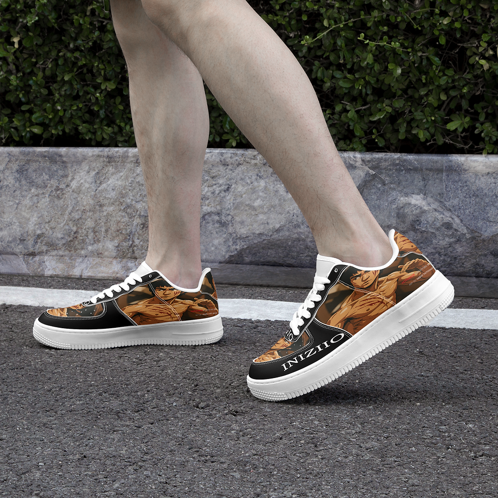 Thumbnail: MARTIAL ARTS CUSTOM SHOES 1338. AF1 Low-Top Leather Sports Sneakers