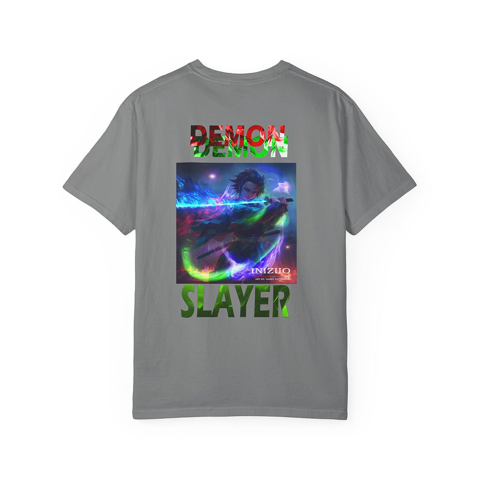 Thumbnail: INIZIIO Custom Demon Slayer Anime Graphic T-Shirt