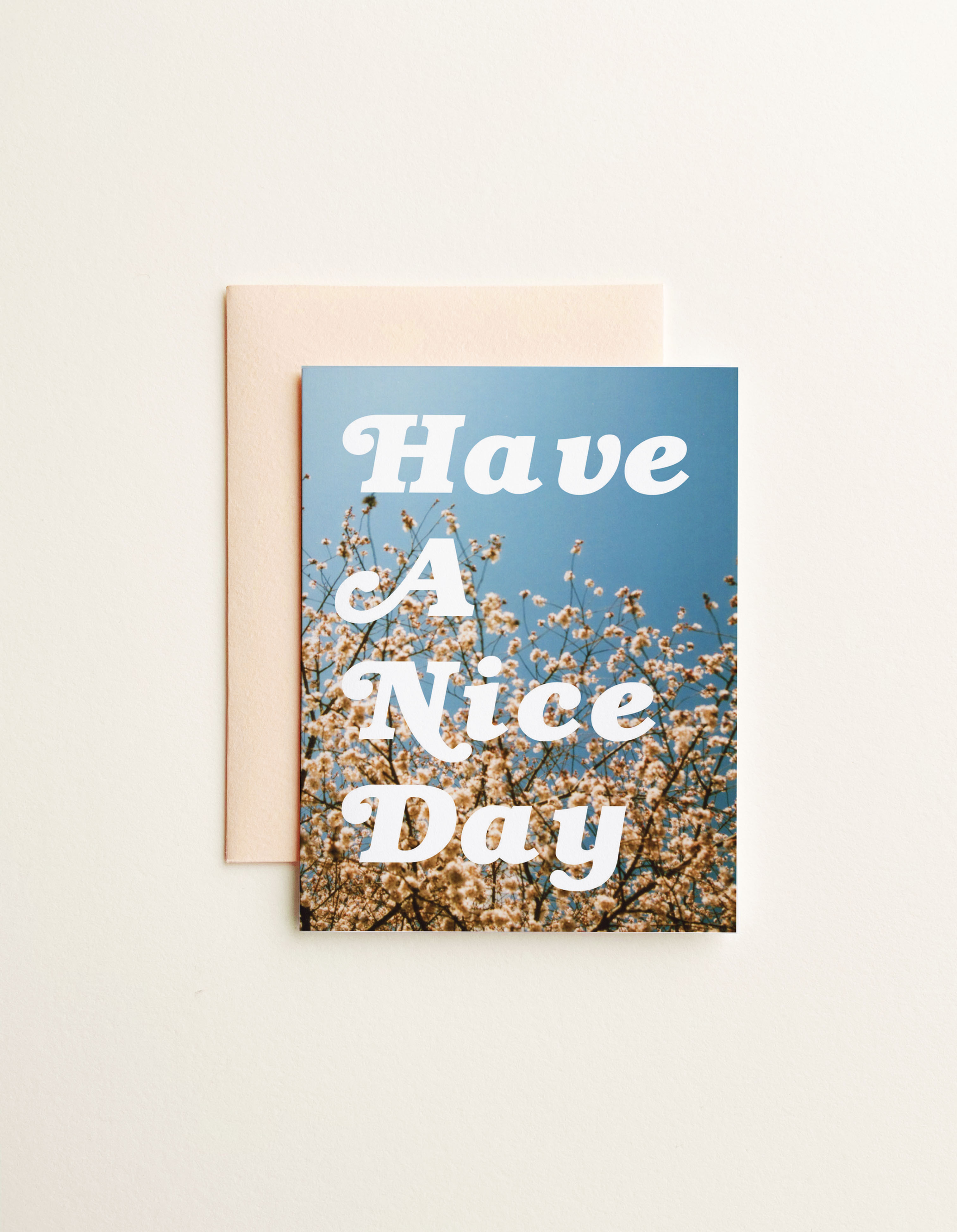 Nice Cherry Blossom Greeting Card