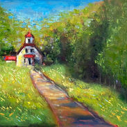 RIDGES SANCTUARY
Original oil on canvas painting by Kinga E. Vnuk inspired by Ridges Sanctuary in Door County, Wisconsin.