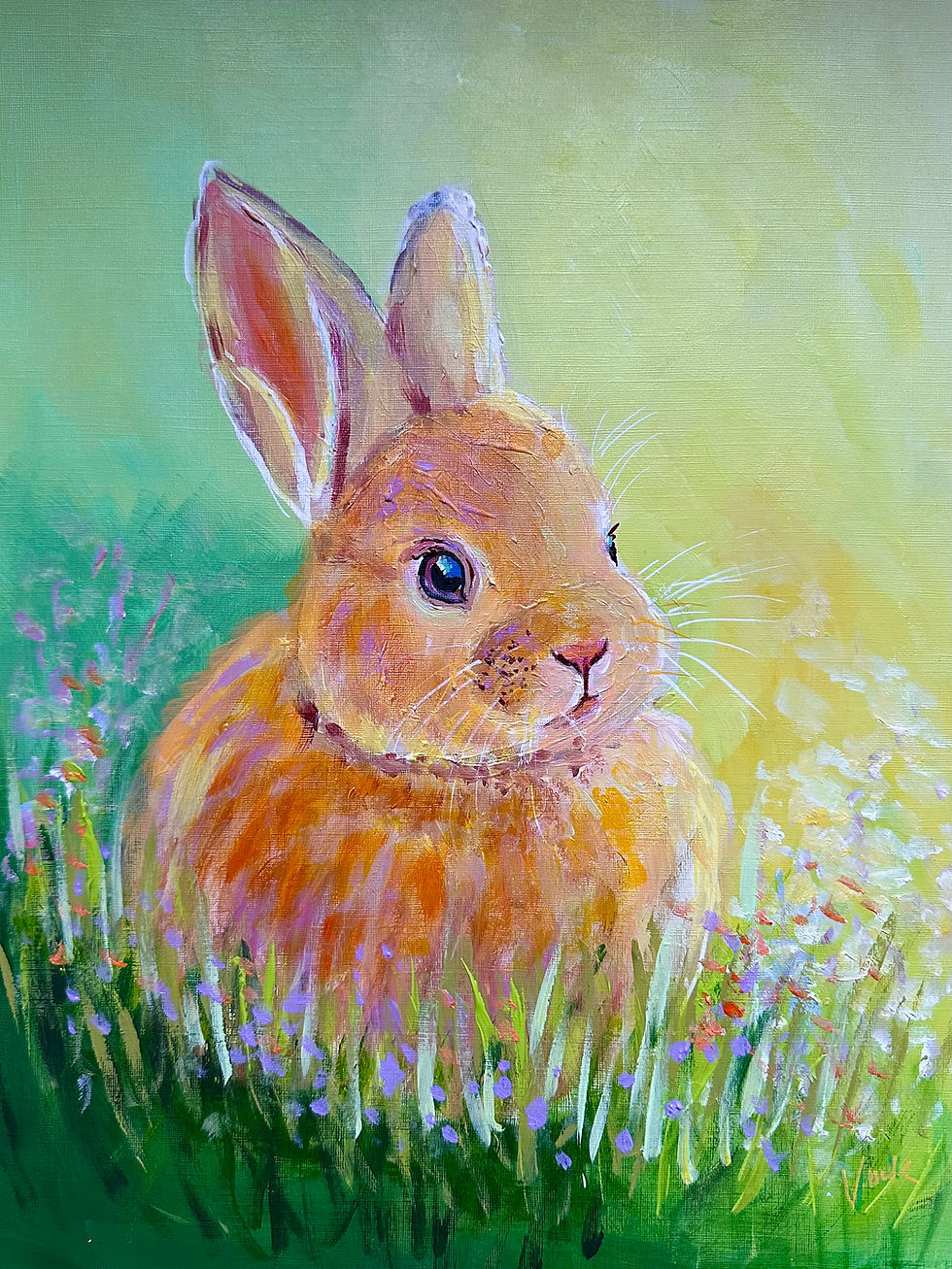 Miniatura: SPRING BUNNIES ACRYLIC PAINTINGS COLLECTION 