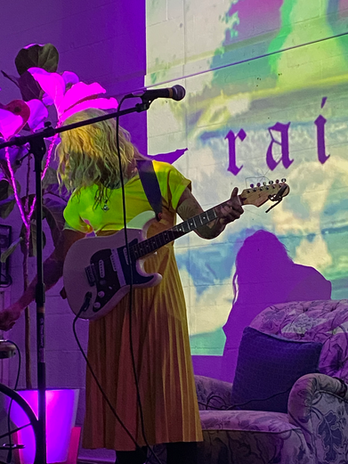 Rain Boar is the gloom-glam outfit of Zaii Valdes, frontman of Violet Silhouette, blending shoegaze haze, folkish storytelling, and post-punk elements.