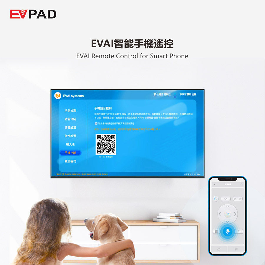 縮圖：EVPAD六代 EVPAD 6P語音版 4G+64G+藍牙5.0+雙頻wifi