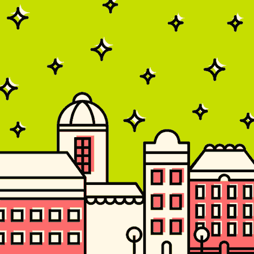 Christmas repeating town