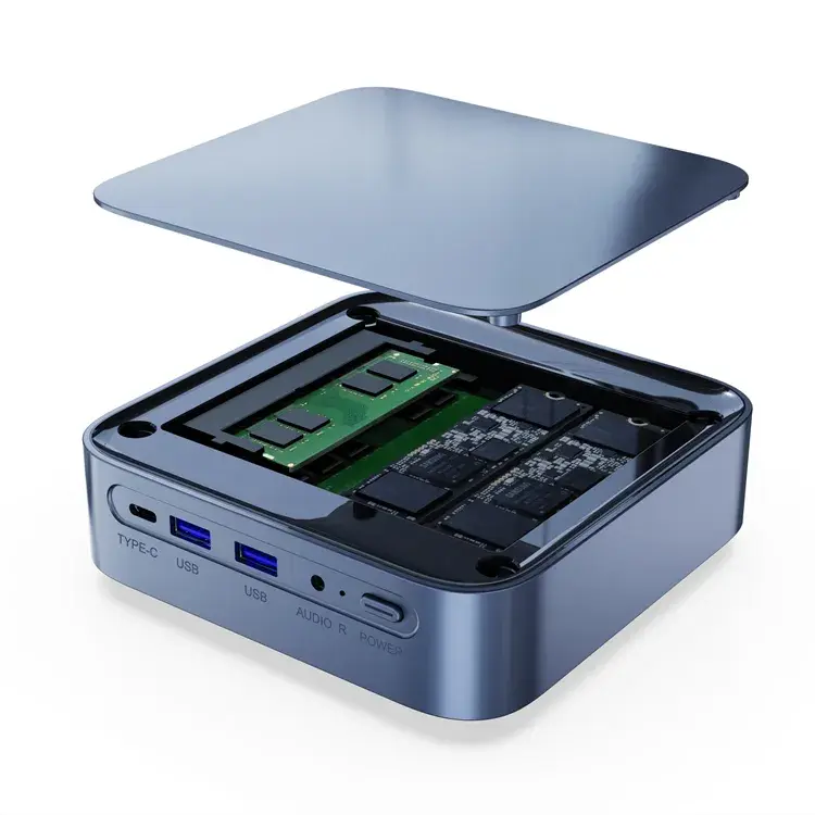 Gaming Computer I5 1135G7 I7 1260P 11th 12th Gen Mini Pc Gaming Win11 2*HD Outp