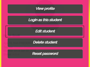Making a Student Inactive
