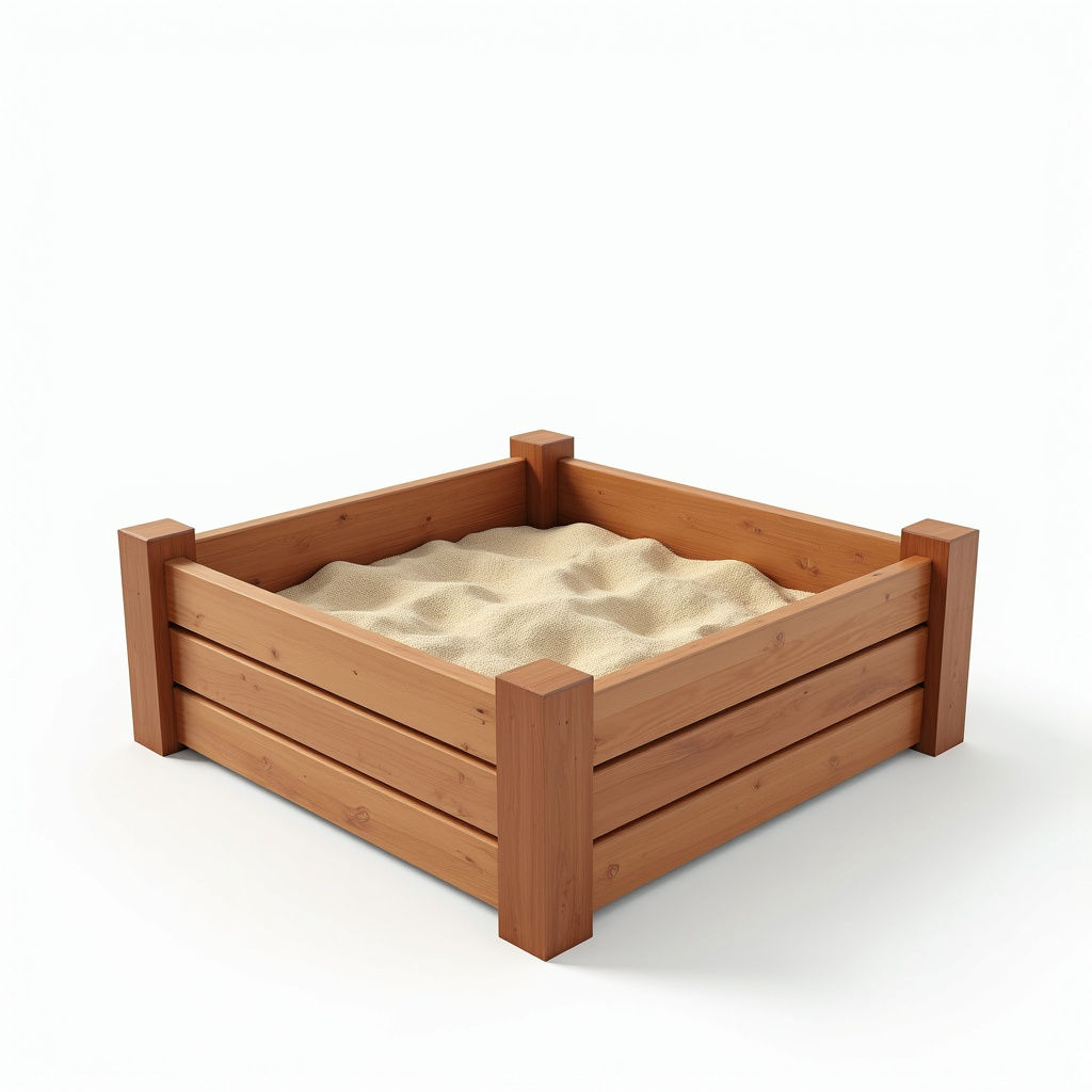 Classic Wooden Sandbox