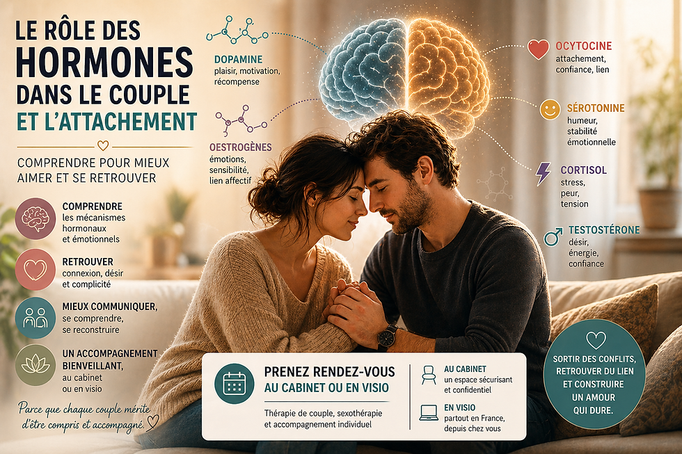 Le rôle des hormones dans le couple et l’attachement : pourquoi l’amour ne suffit pas toujours