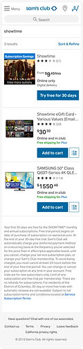 Mobile Web Subscriptions
