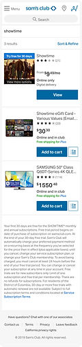 Mobile Web Subscriptions