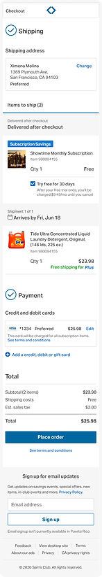 Mobile Web Subscriptions