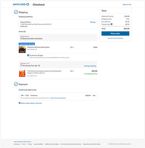 Web Subscriptions