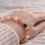 Thumbnail: fire quartz bracelet on rumpled natural linen on a wrist