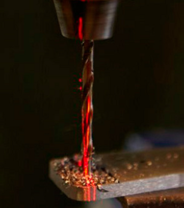 Drilling Pommel Knife Blade