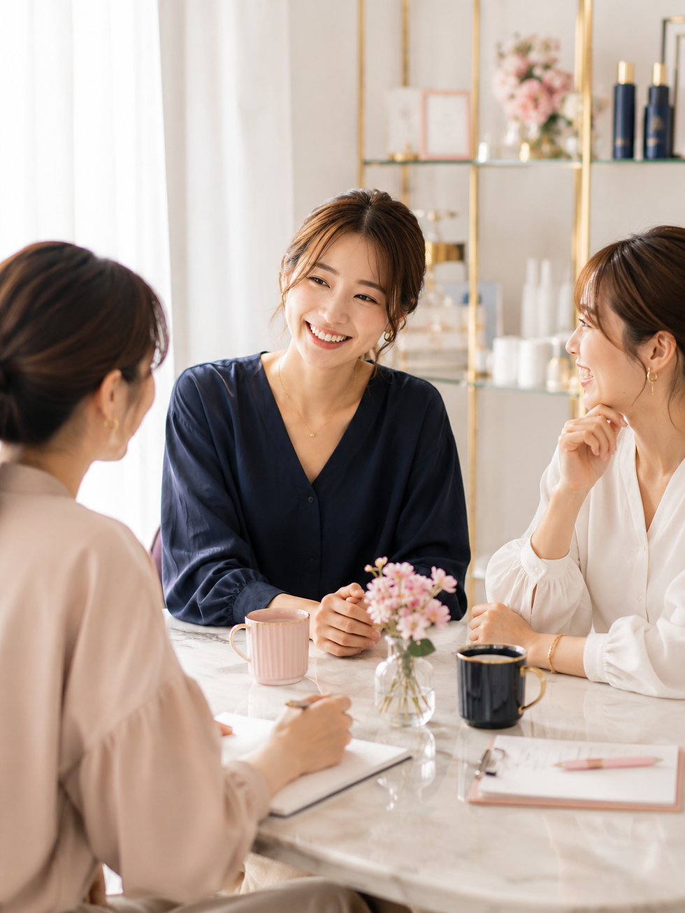 福岡女性起業サロンで起業の基礎を学ぶ女性たち