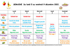Cette semaine, la cheffe vous propose :