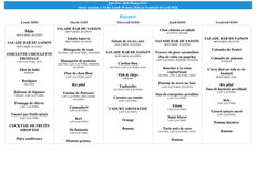 Cette semaine, la cheffe vous propose :