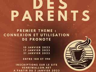 Inscriptions au Café des Parents