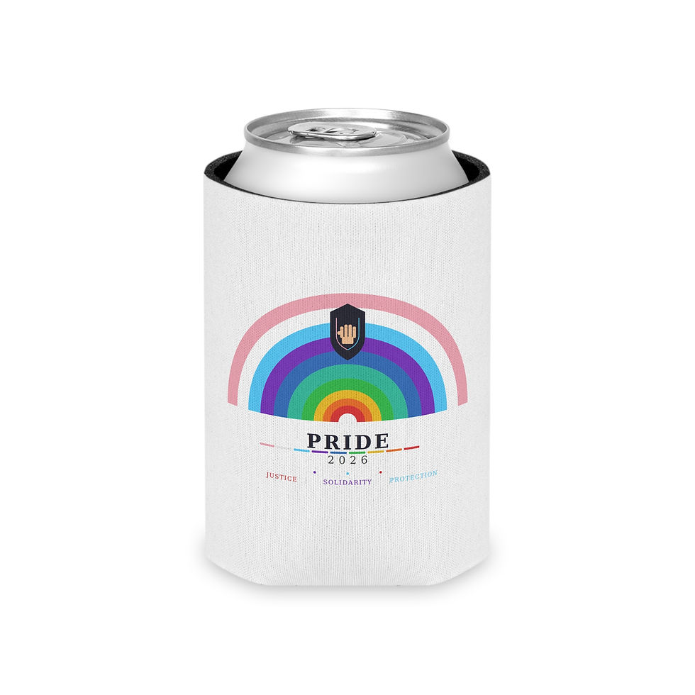 Thumbnail: Pride Rainbow Can Cooler – 'PRIDE 2026' Insulated Beverage Holder