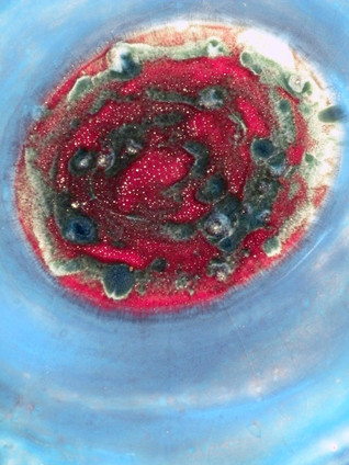 Red Color Wheel Tile