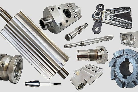 Exemples de pièces usinées.