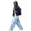 Thumbnail: Retro Straight Wide Leg Y2K Baggy Cargo Denim Pants With Flap Pockets
