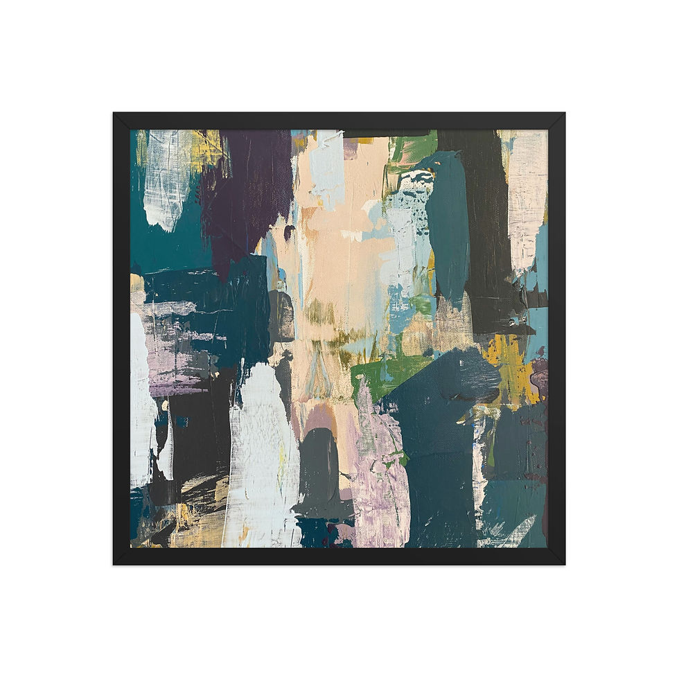 Thumbnail: Paint Palette Framed