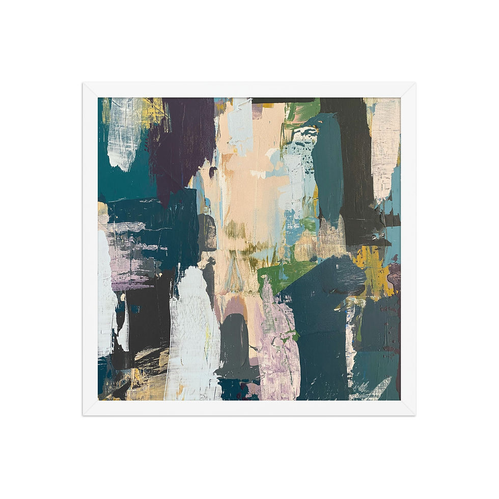 Thumbnail: Paint Palette Framed