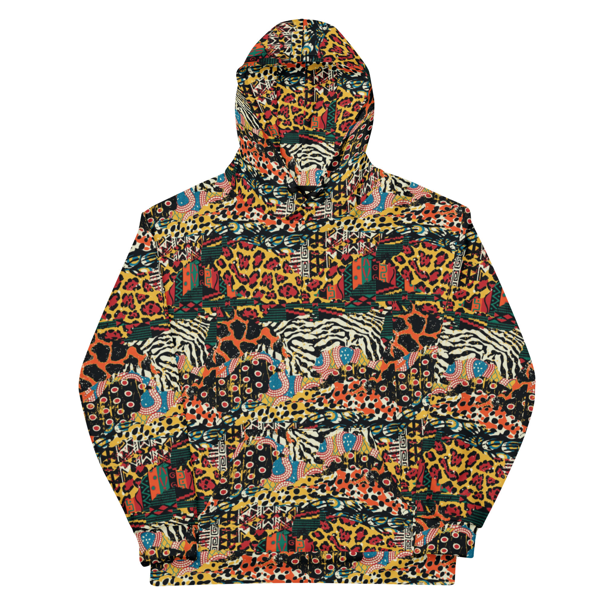 Mix Animal Print Hoodie